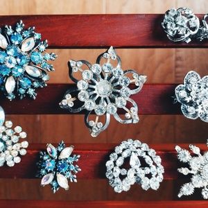 Grouping of Vintage Brooches Aurora